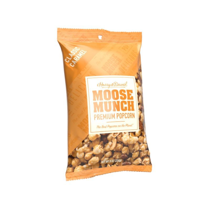 Harry & David Moose Munch Premium Popcorn Meltable Harry & David Caramel 8 Ounce