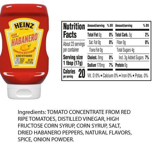 heinz spicy ketchup variety pack 3 flavors chipotle jalapeno habanero 14 ounce each pack of 3 snackathon 518236