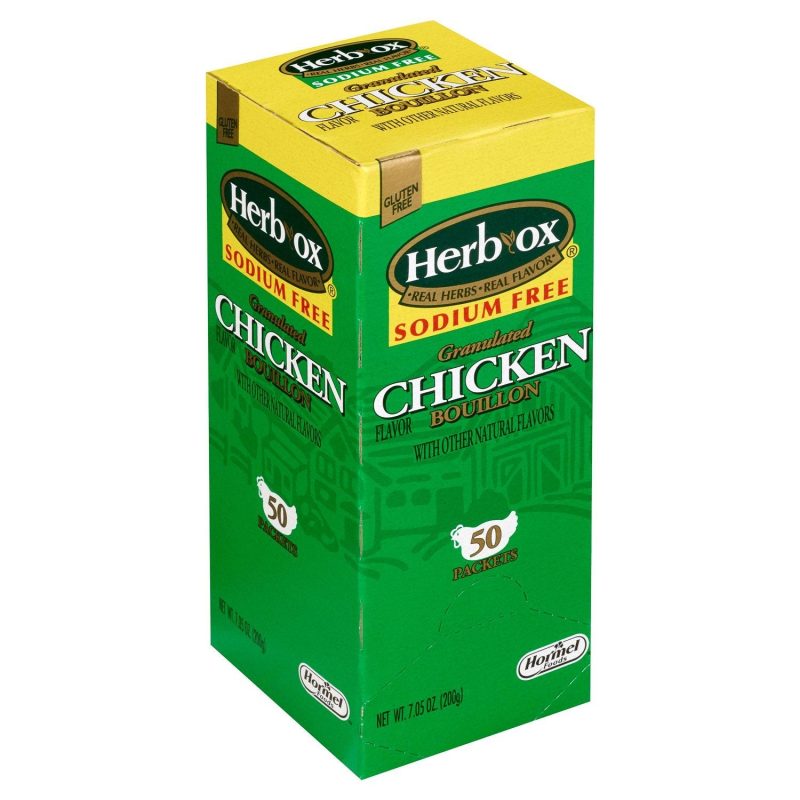 Herb-Ox Sodium Free Granulated Bouillon Herb-Ox Chicken 50 Packets