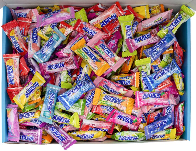 hi chew 20 flavors bulk 330 pieces 4 pound strawberry mango green apple grape pineapple kiwi dragon fruit 3 berries orange tang apple strawberry raspberry blue hawaii rai 870989