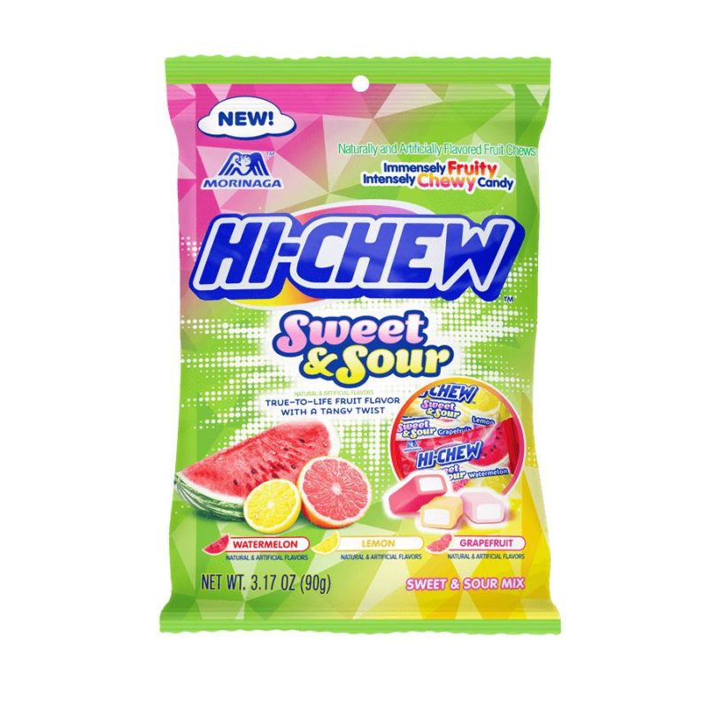 Hi-Chew Fruit Chews Morinaga Sweet & Sour 3.17 Ounce