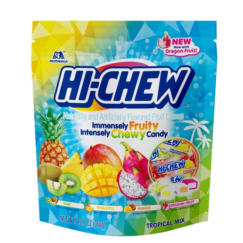 Hi-Chew Fruit Chews Morinaga Tropical 12.7 Ounce