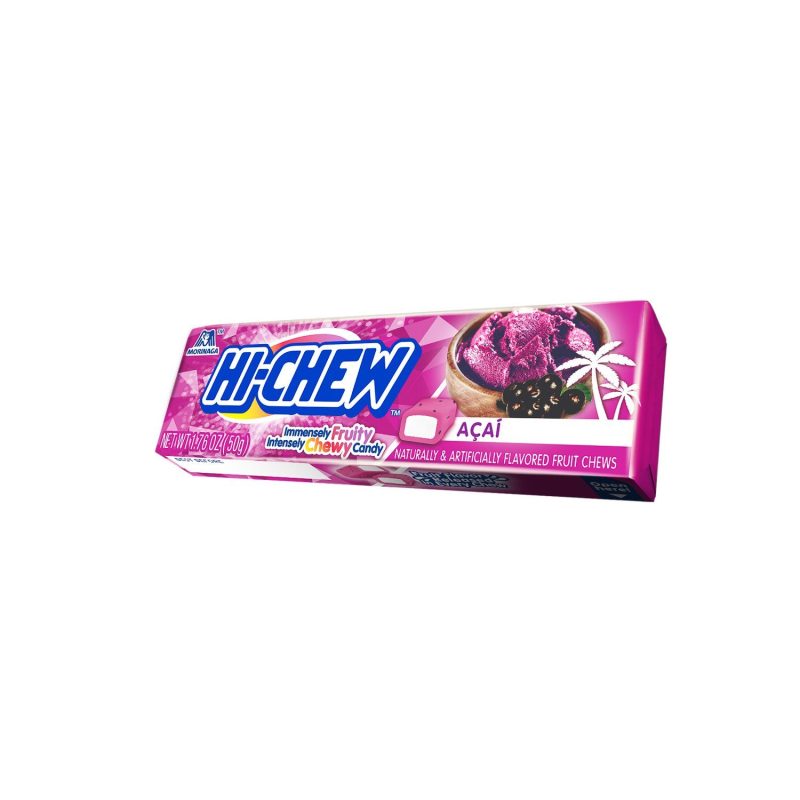 Hi-Chew Sticks Chewy Fruit Candies Snackathon Foods Acai 1.76 Ounce