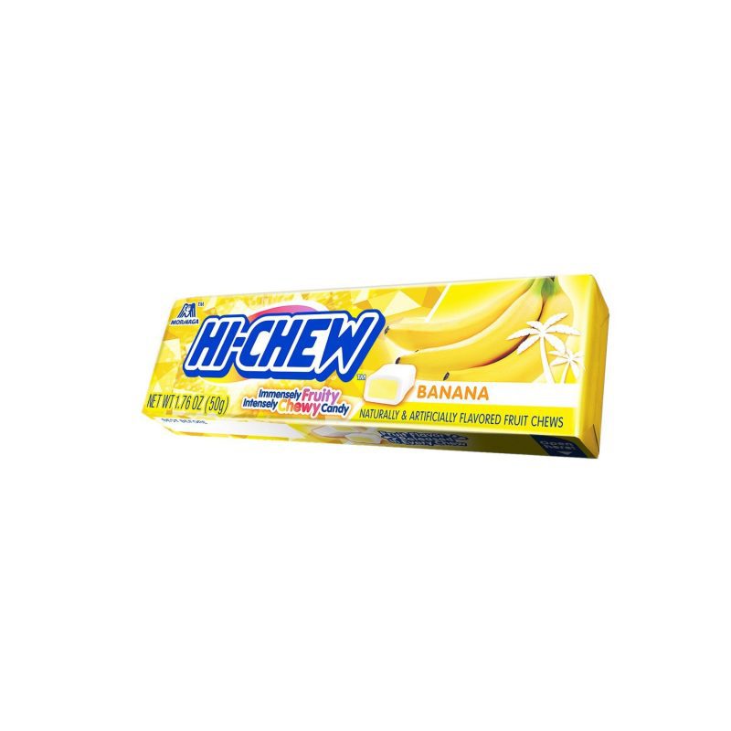 Hi-Chew Sticks Chewy Fruit Candies Snackathon Foods Banana 1.76 Ounce