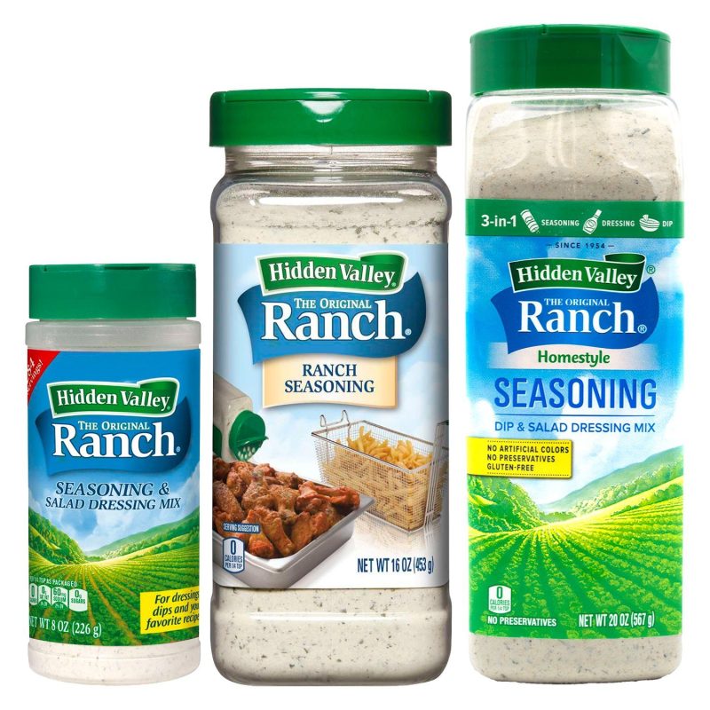 hidden valley ranch seasoning salad dressing mix shaker hidden valley 560043