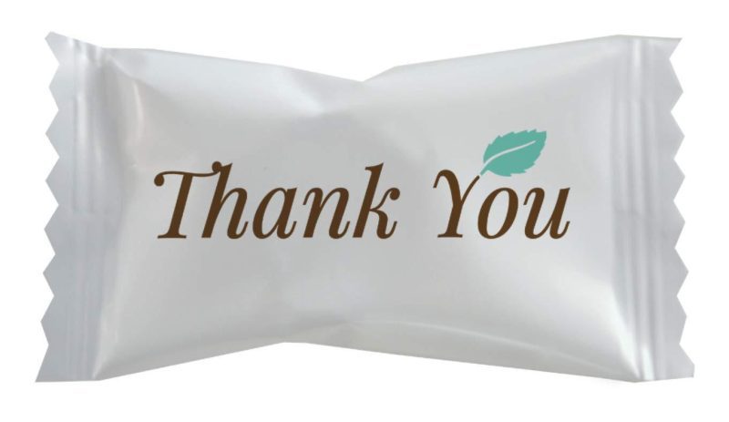 hospitality mints thank you buttermints 26 ounce snackathon foods 959252