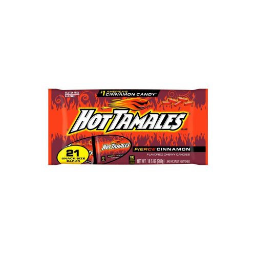 Hot Tamales Fierce Cinnamon Flavored Chewy Candies Hot Tamales 10.5 Ounce 