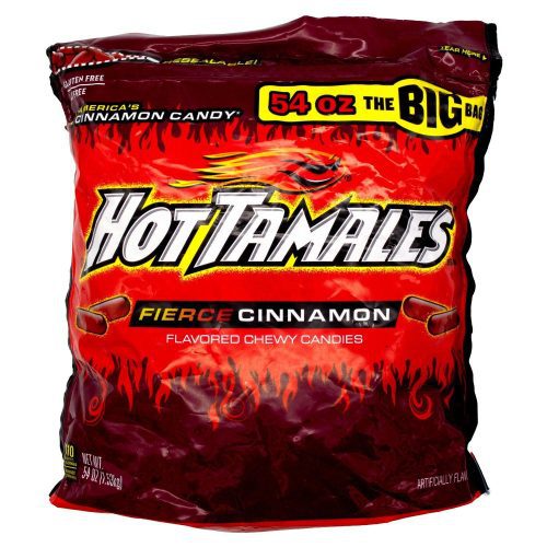 Hot Tamales Fierce Cinnamon Flavored Chewy Candies Hot Tamales 54 Ounce