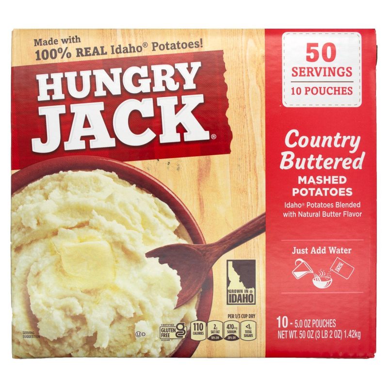 Hungry Jack Mashed Potatoes Hungry Jack Country Buttered 5 Oz-10 Count