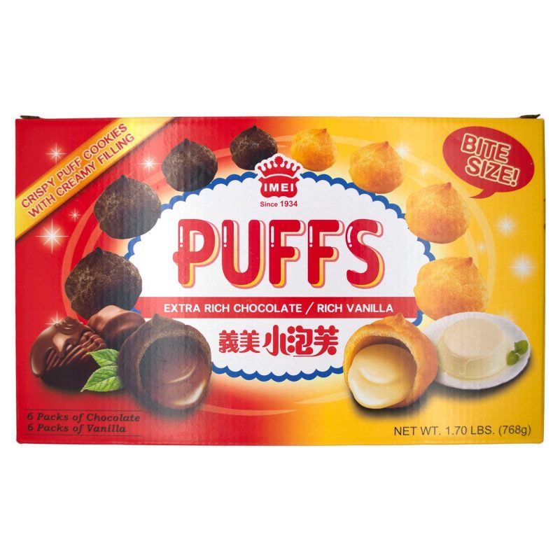 I-Mei Puffs with Creamy Filling I-Mei Variety 27.2 Ounce