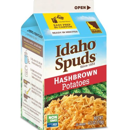 Idaho Spuds Hashbrowns Potatoes Idaho Spuds 4.2 Ounce-8 Count