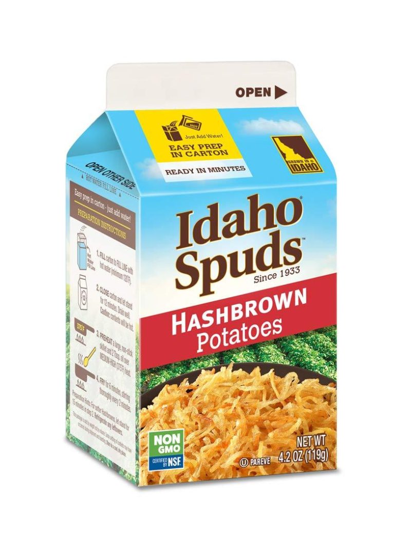 Idaho Spuds Hashbrowns Potatoes Idaho Spuds 4.2 Ounce-8 Count