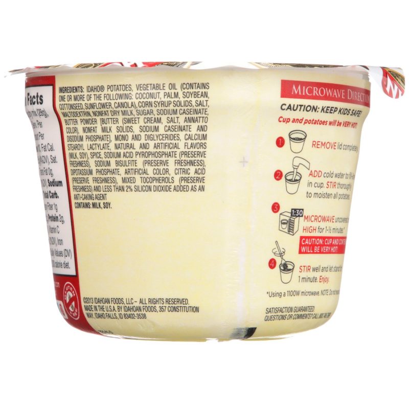 idahoan microwavable mashed potatos idahoan 335246