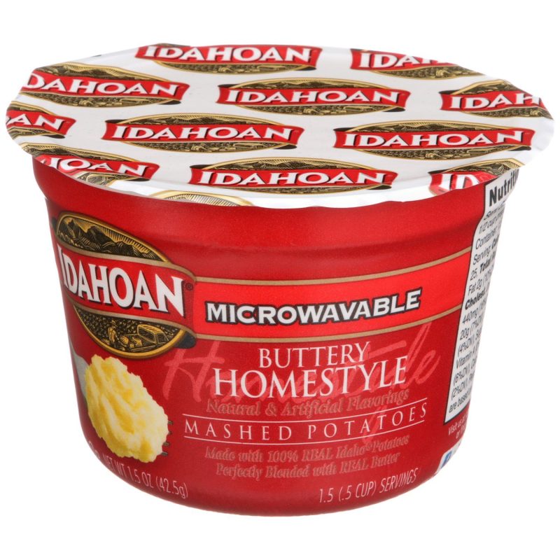 Idahoan Microwavable Mashed Potatos Idahoan Buttery Homestyle 1.5 Ounce