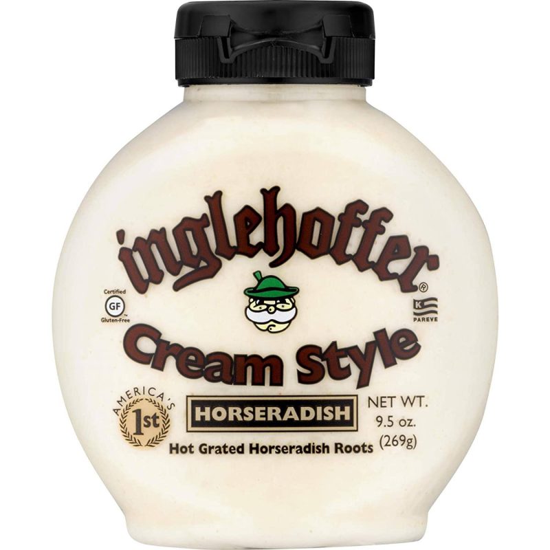 Inglehoffer Mustard Beaverton Foods Cream Style Horseradish 9.5 Ounce