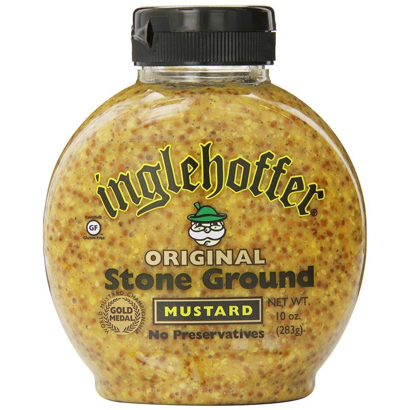 Inglehoffer Mustard Beaverton Foods Original Stone Ground 10 Ounce