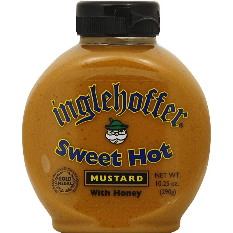 Inglehoffer Mustard Beaverton Foods Sweet Hot with Honey 10.25 Ounce