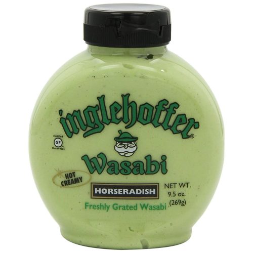 Inglehoffer Mustard Beaverton Foods Wasabi Horseradish 9.25 Ounce 