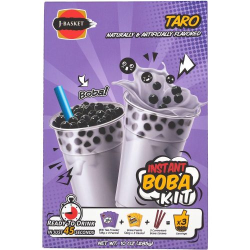 J-Basket Instant Boba Kit J-Basket Taro 10 Ounce 