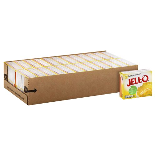 Jell-O Gelatin Mix Jell-O Lemon 6 Oz-24 Count 