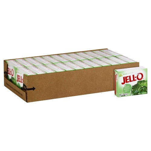 Jell-O Gelatin Mix Jell-O Lime 6 Oz-24 Count 