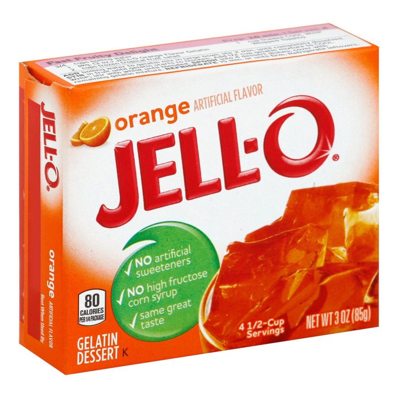 Jell-O Gelatin Mix Jell-O Orange 3 Ounce