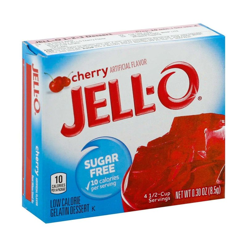 Jell-O Gelatin Mix Sugar Free Jell-O Sugar Free Cherry 0.3 Ounce