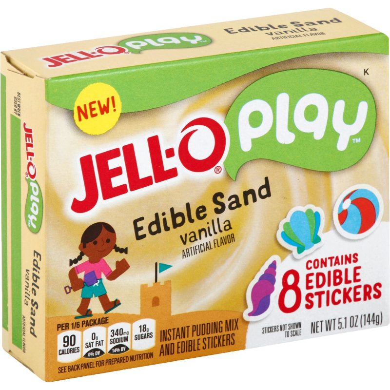 Jell-O Play Instant Dessert Mix Jell-O Edible Sand 5.1 Ounce