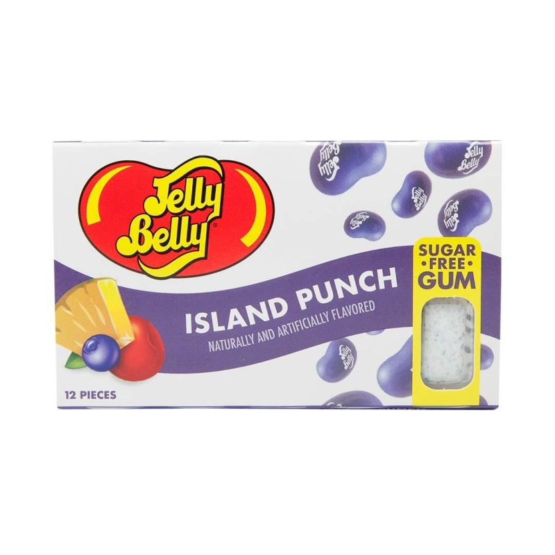 Jelly Belly Sugar Free Gum Jelly Belly Island Punch 12 Pieces