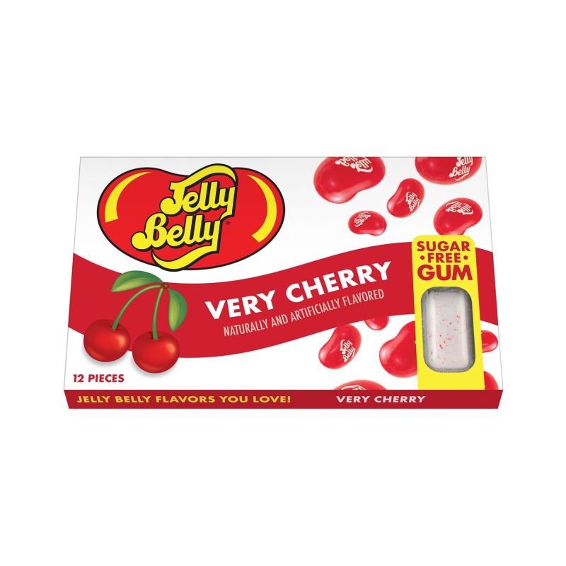 Jelly Belly Sugar Free Gum Jelly Belly Very Cherry 12 Pieces