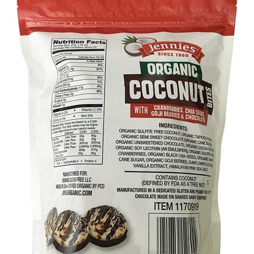 jennies organic coconut bites jennies 472025