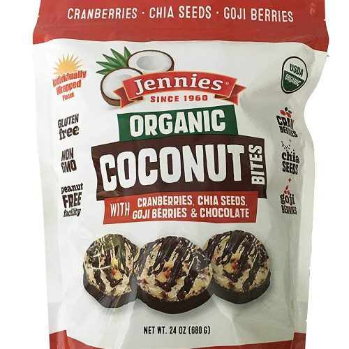 Jennies Organic Coconut Bites Jennies Goji Bites 24 Ounce 