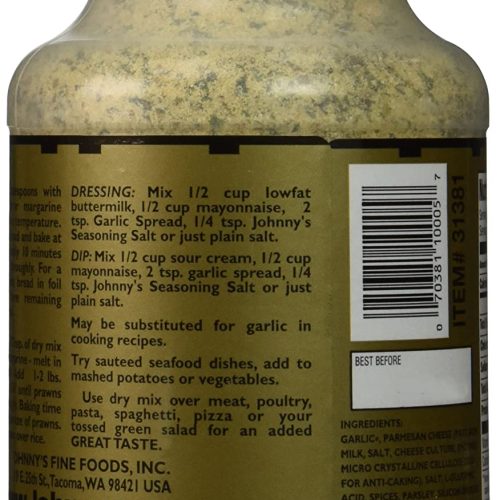 johnnys parmesan garlic garlic spread johnnys 803141