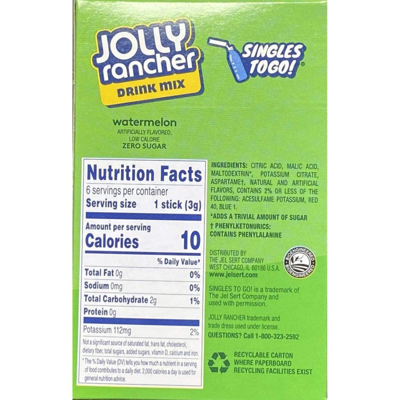 jolly rancher singles to go drink mix jolly rancher 869750