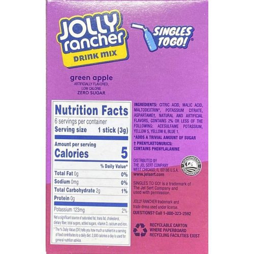 jolly rancher singles to go drink mix jolly rancher 893671