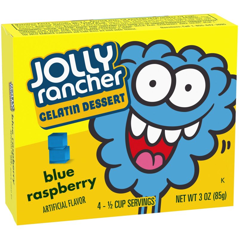 Jolly Ranger Gelatin Dessert Jolly Rancher Blue Raspberry 3 Ounce