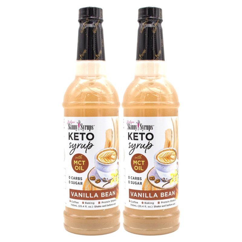 Jordan's Skinny Keto Syrups Jordan's Skinny Syrups Vanilla Bean 25.4 Fl Oz-2 Count