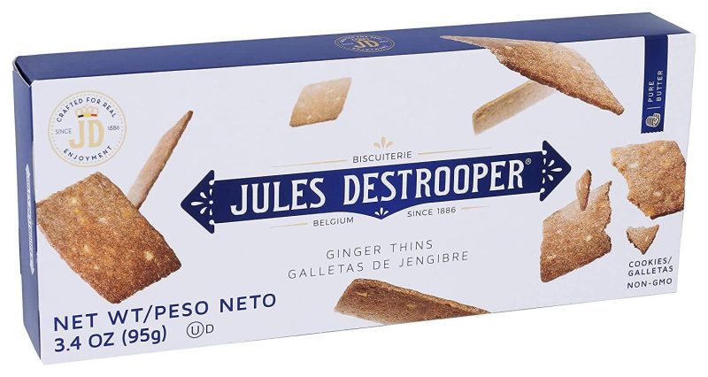 Jules Destrooper Biscuits Jules Destrooper Ginger Thins 3.5 Ounce