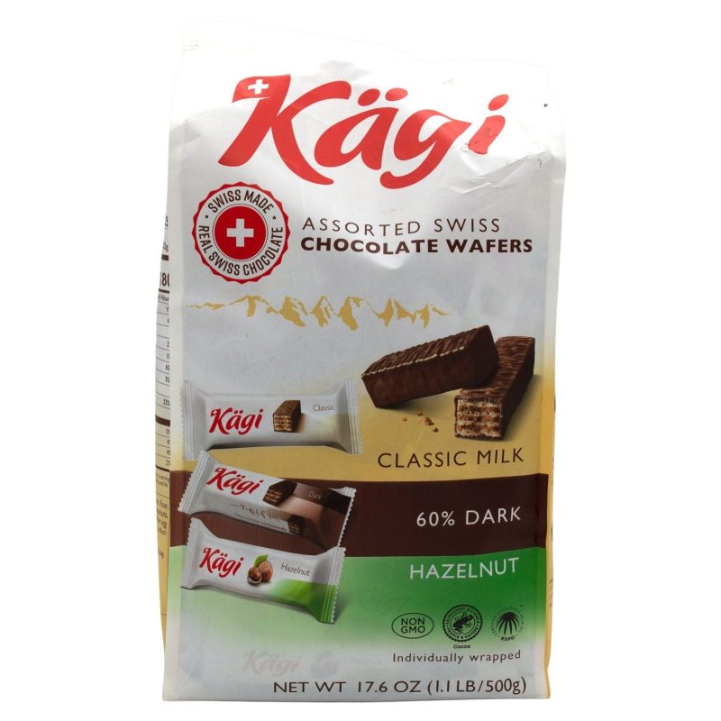 Kägi Swiss Wafer Meltable Kägi Mini Assorted 17.6 Ounce