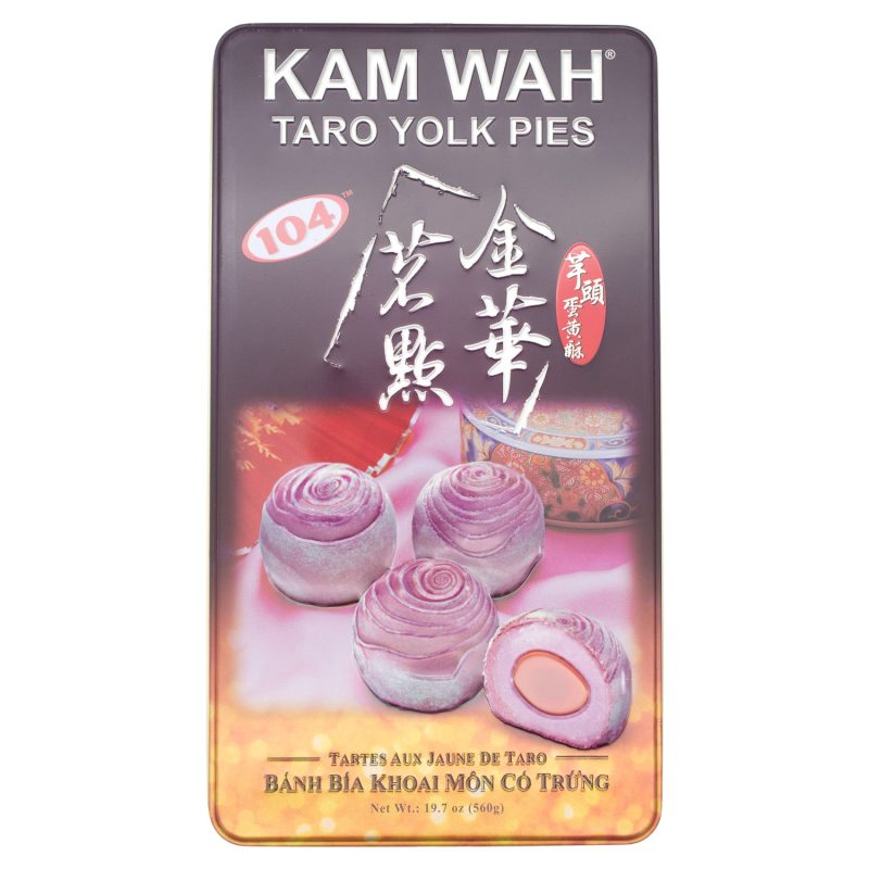 Kam Wah Egg Yolk Pies - Banh Bia Kam Wah Taro 19.7 Ounce