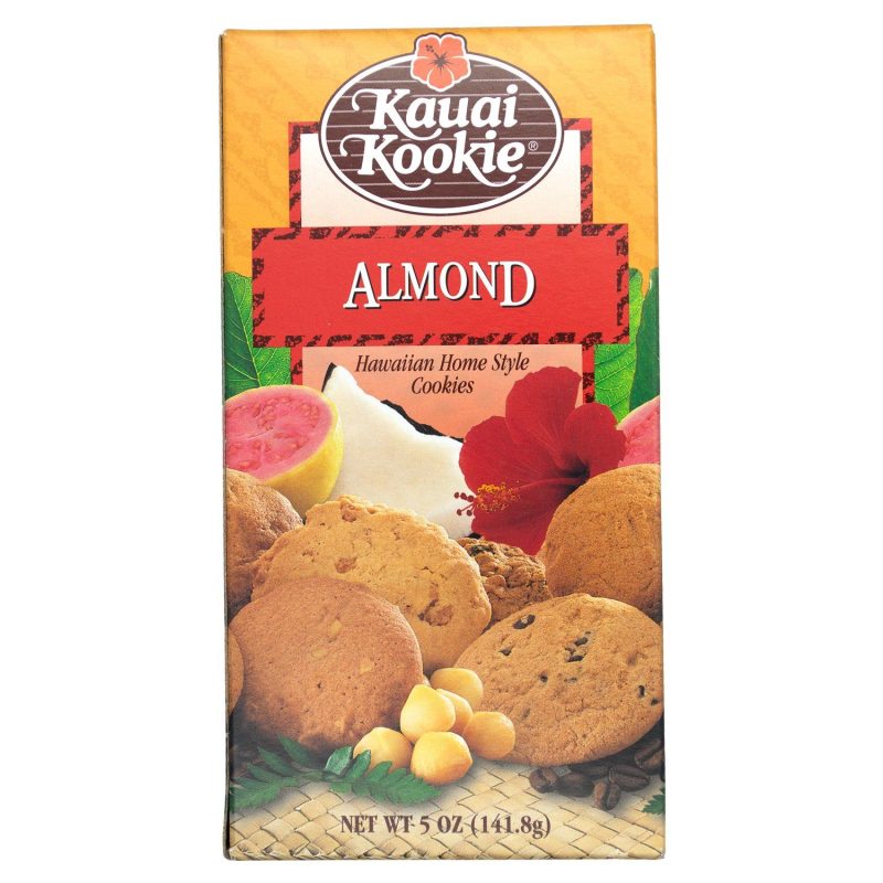 Kauai Kookie Classic Cookies Kauai Kookie Almond 5 Ounce