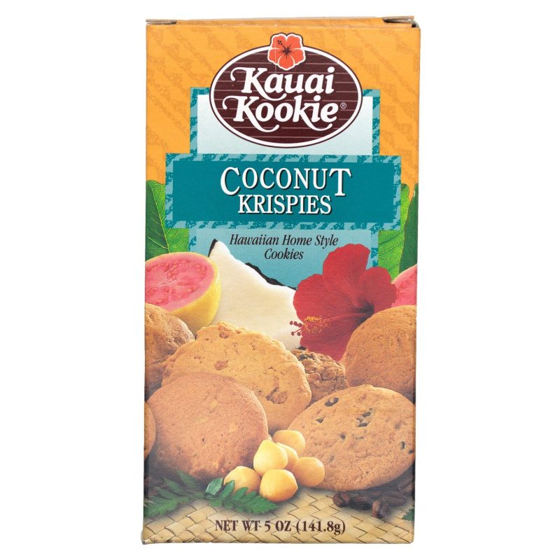 Kauai Kookie Classic Cookies Kauai Kookie Coconut Krispies 5 Ounce