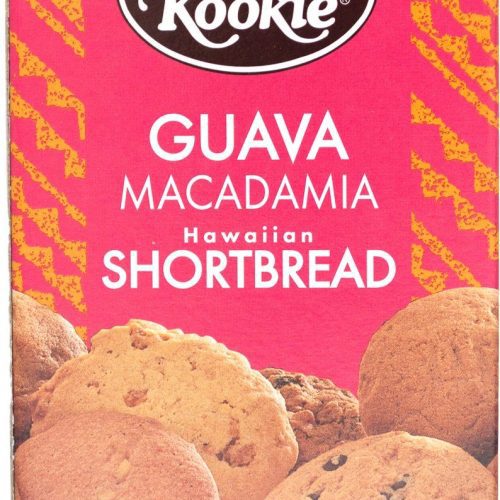 Kauai Kookie Classic Cookies Kauai Kookie Guava Macadamia 5 Ounce 