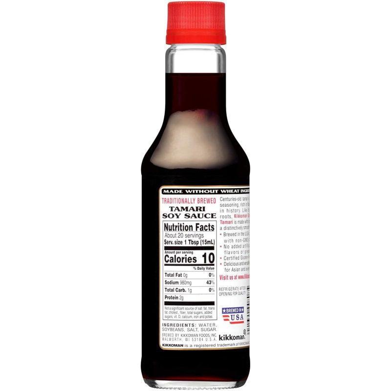 kikkoman tamari soy sauce kikkoman 858958