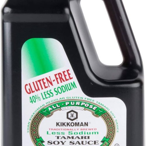 Kikkoman Tamari Soy Sauce Kikkoman Gluten Free Less Sodium 64 Fluid Ounce 