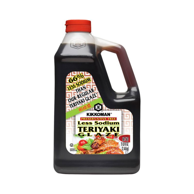 Kikkoman Teriyaki Sauces & Glazes Kikkoman Less Sodium Glaze 5.375 Pound