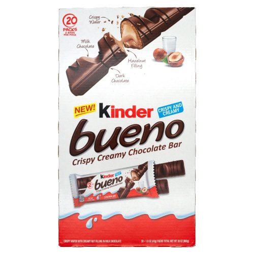 kinder bueno crispy creamy chocolate meltable kinder 340343