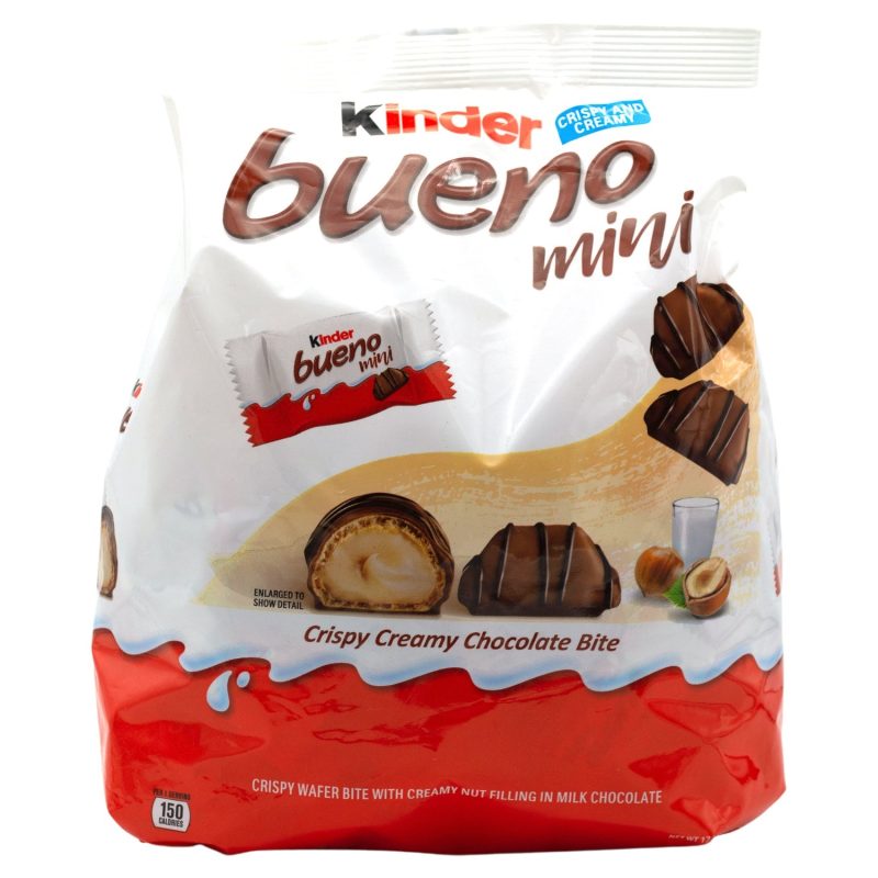 Kinder Bueno Crispy Creamy Chocolate Meltable Kinder Mini 17.1 Ounce