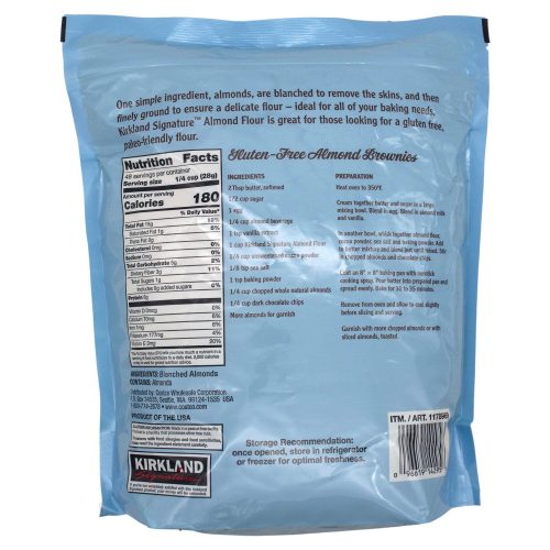 kirkland signature almond flour 3 pound kirkland signature 635322