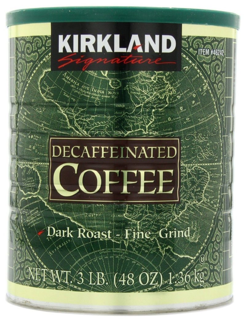 Kirkland Signature Ground Coffee, Fine Grind Kirkland Signature 100% Arabica Decaffeinated